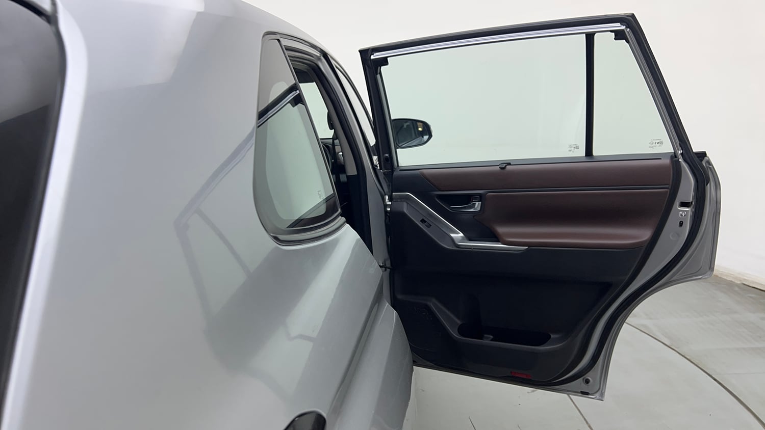 Used 2023 Toyota Innova Hycross VX Hybrid 7 STR Hybrid Automatic interior RIGHT REAR DOOR OPEN VIEW