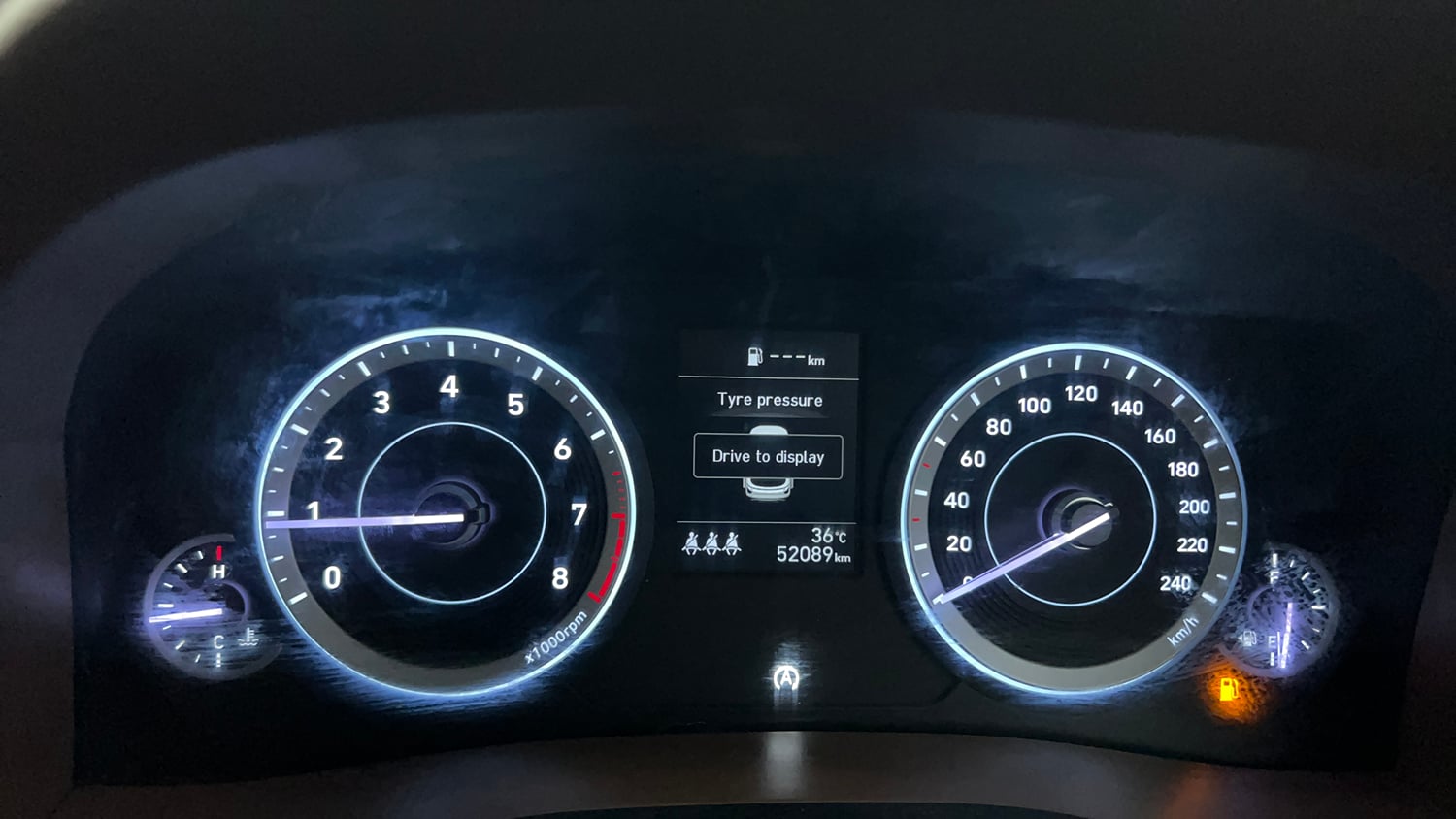 Used 2023 Hyundai Creta SX 1.5 Petrol Petrol Manual interior CLUSTERMETER VIEW