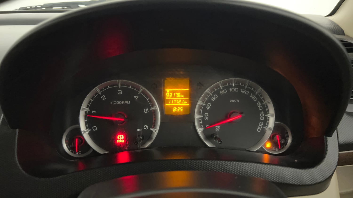 Used 2017 Maruti Suzuki Swift Dzire VDI Diesel Manual interior CLUSTERMETER VIEW