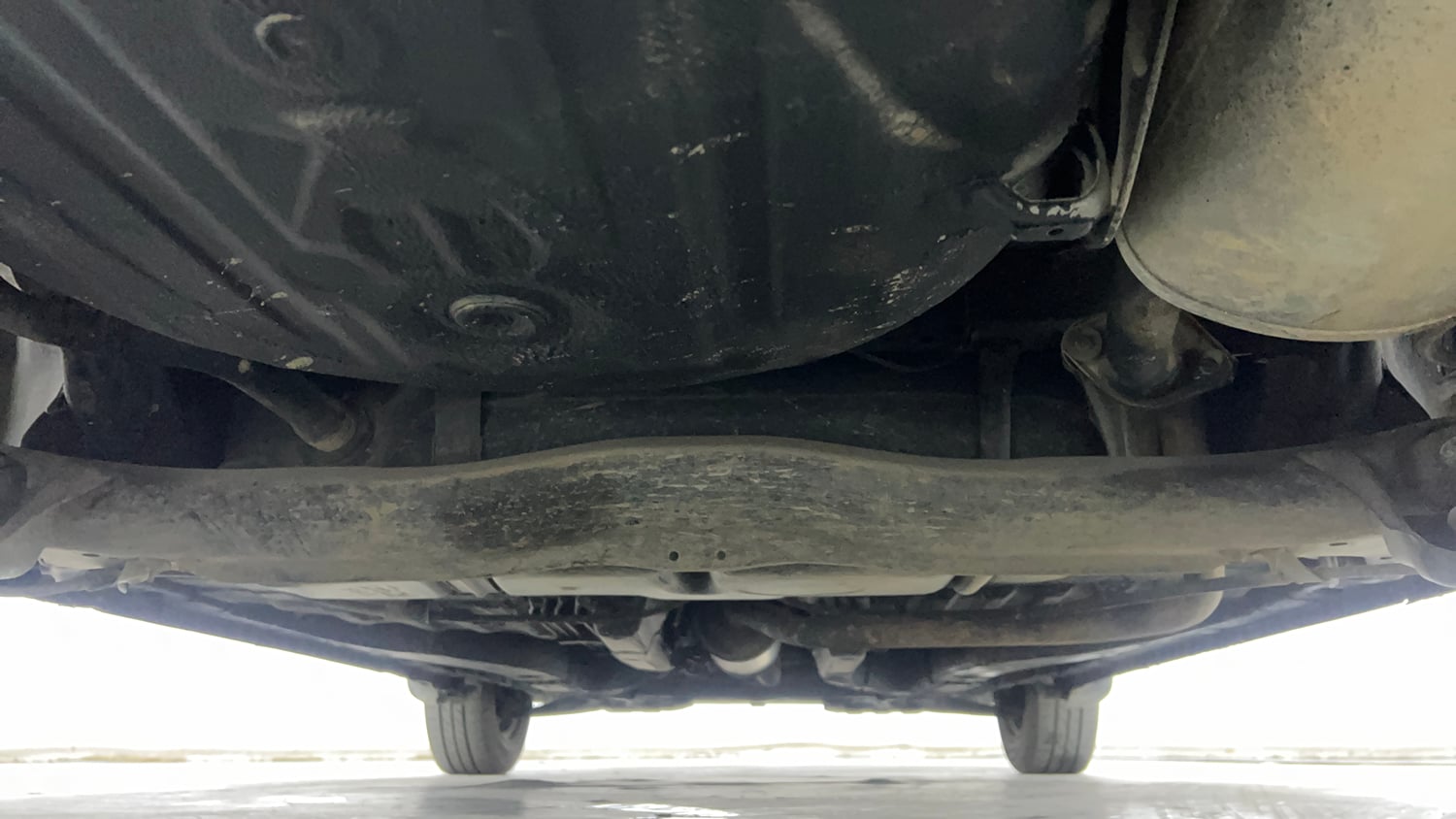 Used 2016 Honda Brio S MT Petrol Manual extra REAR UNDERBODY VIEW (TAKEN FROM REAR)