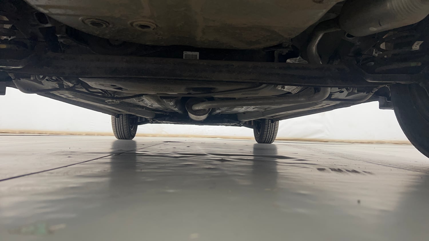 Used 2025 Maruti Suzuki Wagon R LXI 1.0 Petrol Manual extra REAR UNDERBODY VIEW (TAKEN FROM REAR)