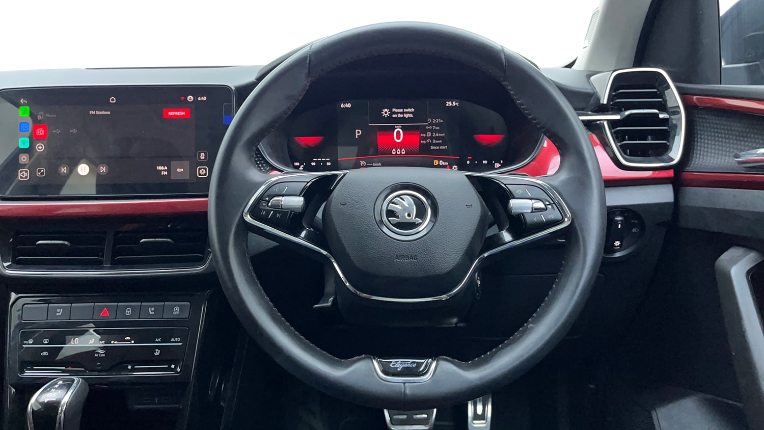 Used 2025 Skoda Kushaq Monte Carlo 1.0L TSI AT Petrol Automatic interior STEERING VIEW