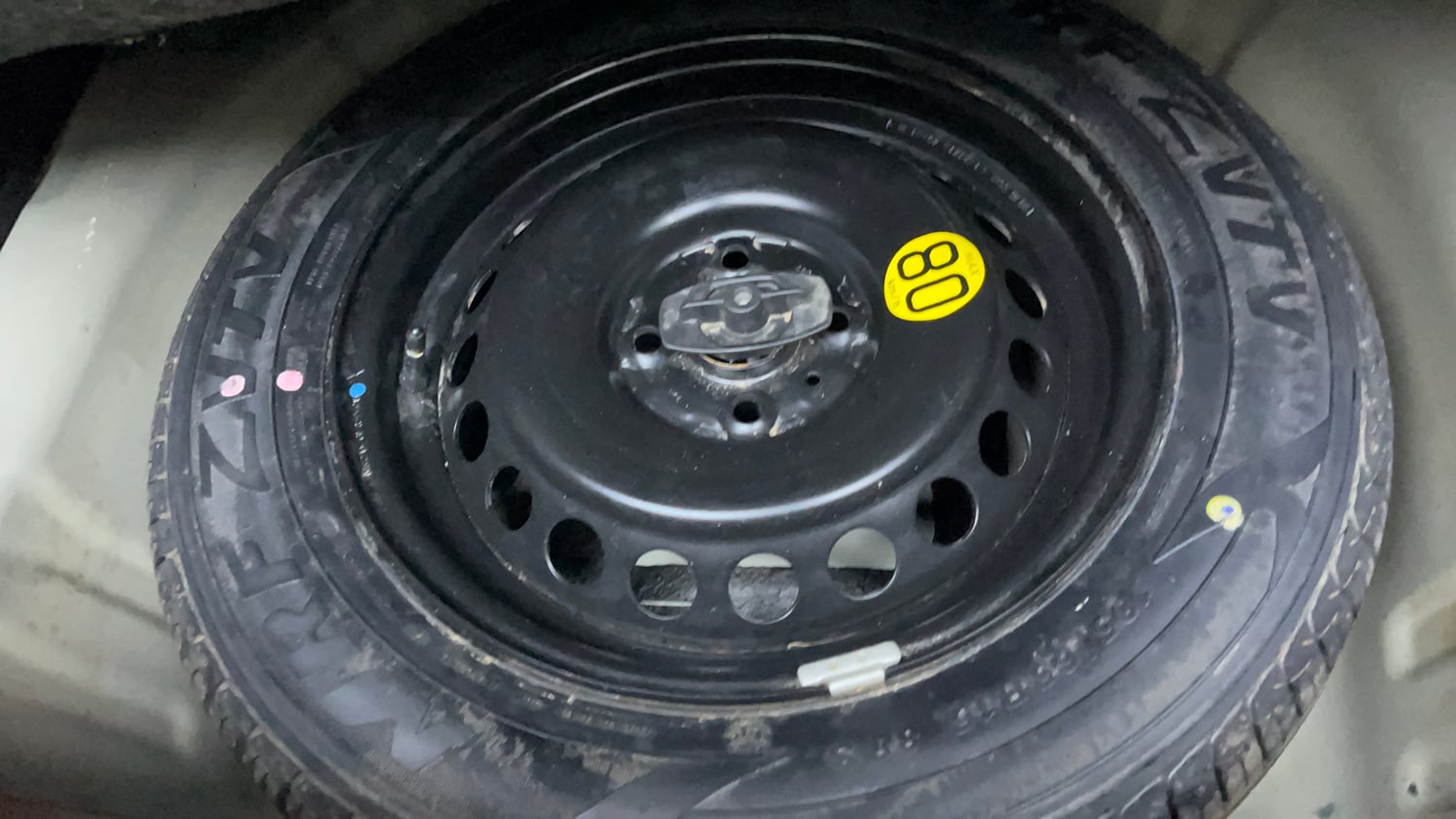 Used 2019 Maruti Suzuki Baleno Zeta Petrol Manual tyres SPARE TYRE VIEW