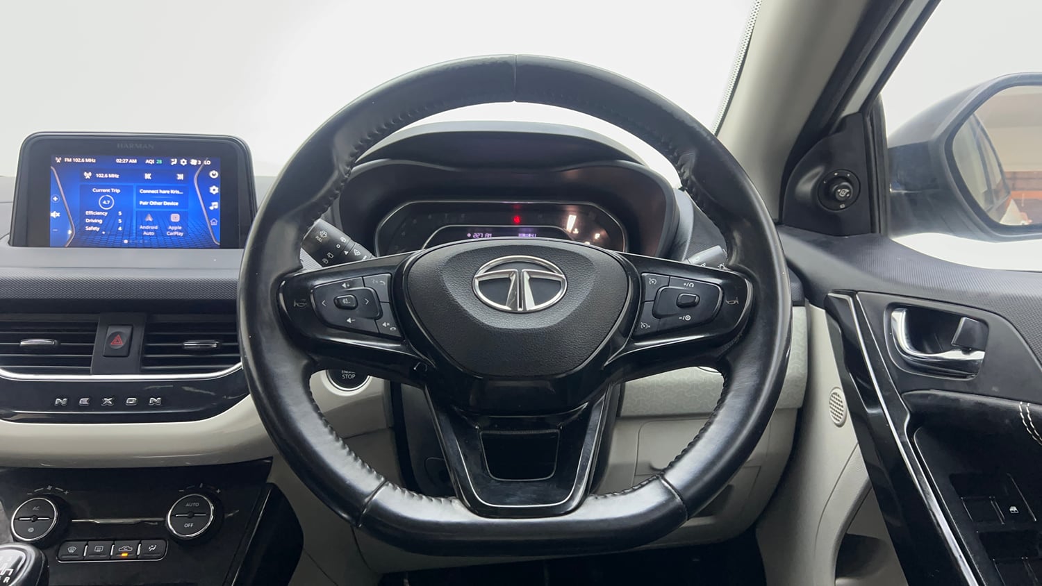 Used 2023 Tata Nexon XZ Plus (S) Petrol Manual interior STEERING VIEW