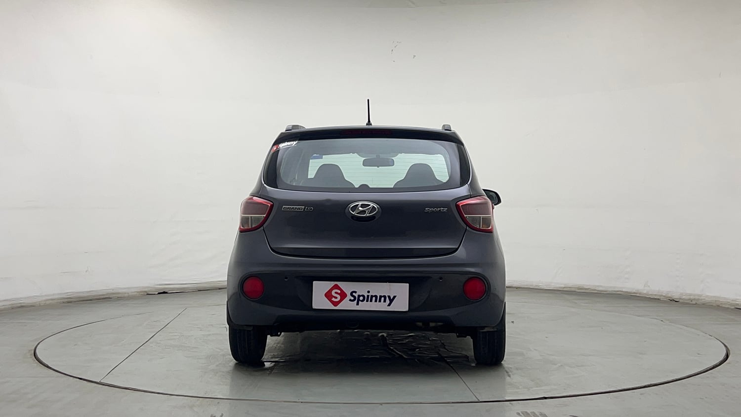 Used 2018 Hyundai Grand i10 Sportz 1.2 Kappa VTVT Petrol Manual exterior BACK VIEW