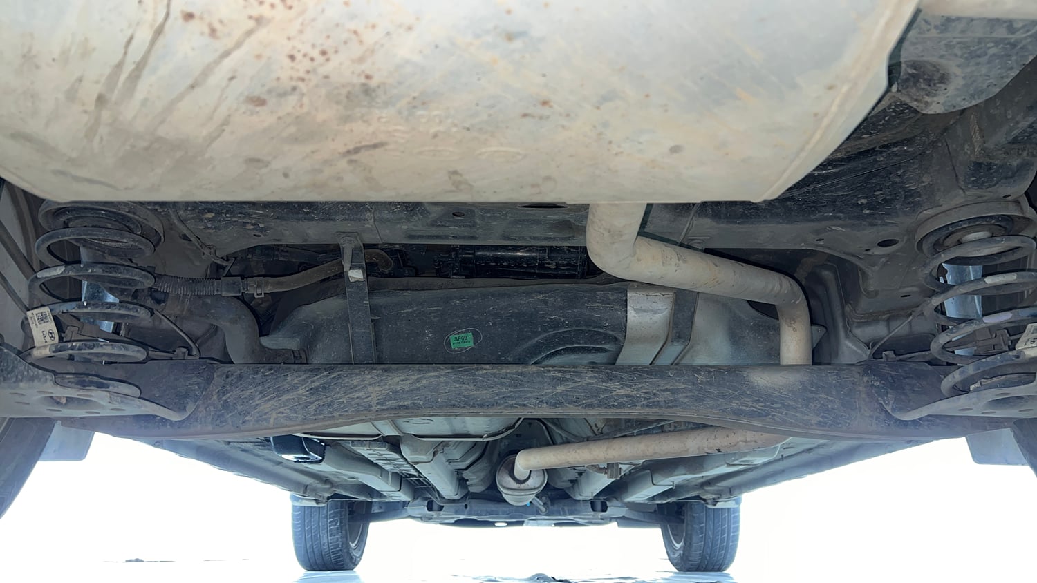 Used 2022 Hyundai Creta SX 1.5 Petrol Executive Petrol Manual extra REAR UNDERBODY VIEW (TAKEN FROM REAR)