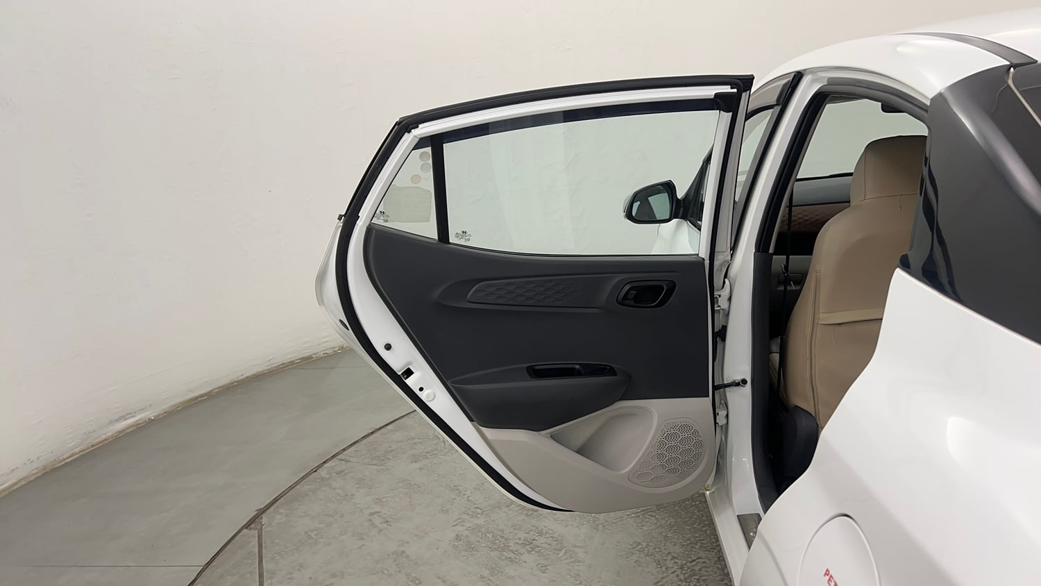 Used 2022 Hyundai Aura S 1.2 AMT Petrol Petrol Automatic interior LEFT REAR DOOR OPEN VIEW