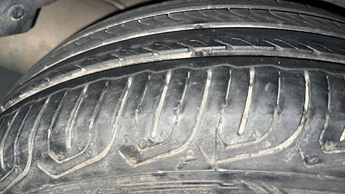 Used 2016 Honda City VX Petrol Manual tyres RIGHT REAR TYRE TREAD VIEW