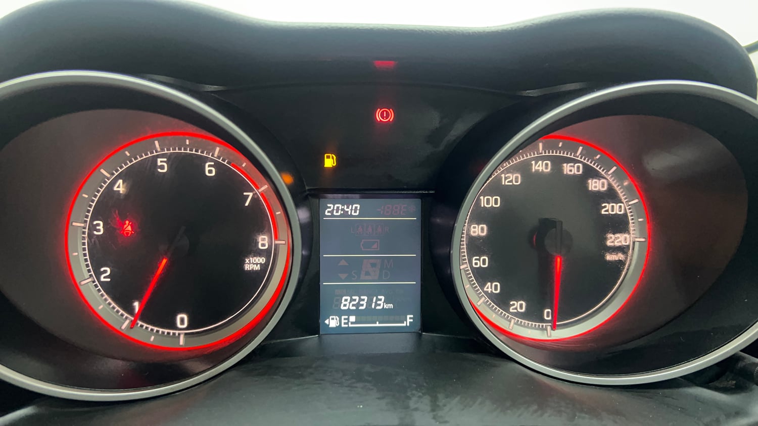 Used 2018 Maruti Suzuki Swift VXi Petrol Manual interior CLUSTERMETER VIEW