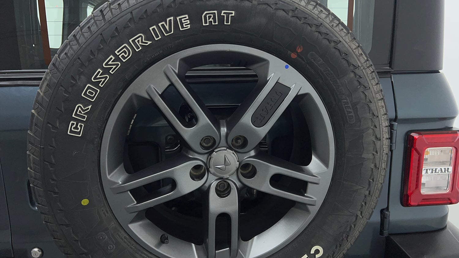 Used 2024 Mahindra Thar LX Hard Top Diesel MT 4WD Diesel Manual tyres SPARE TYRE VIEW