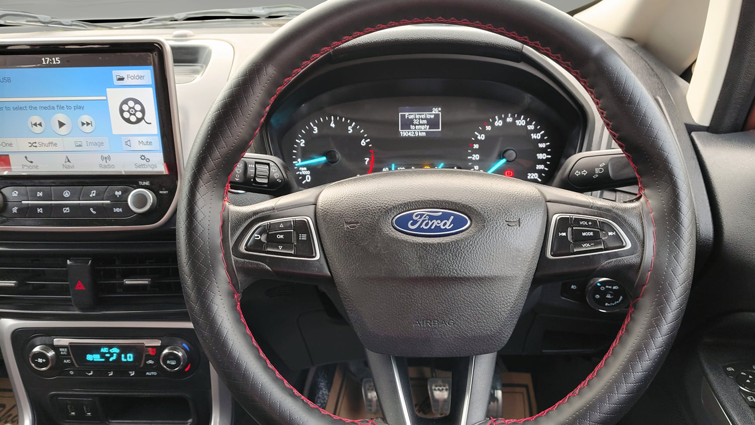 Used 2018 Ford EcoSport Titanium 1.5L Ti-VCT Petrol Manual interior STEERING VIEW
