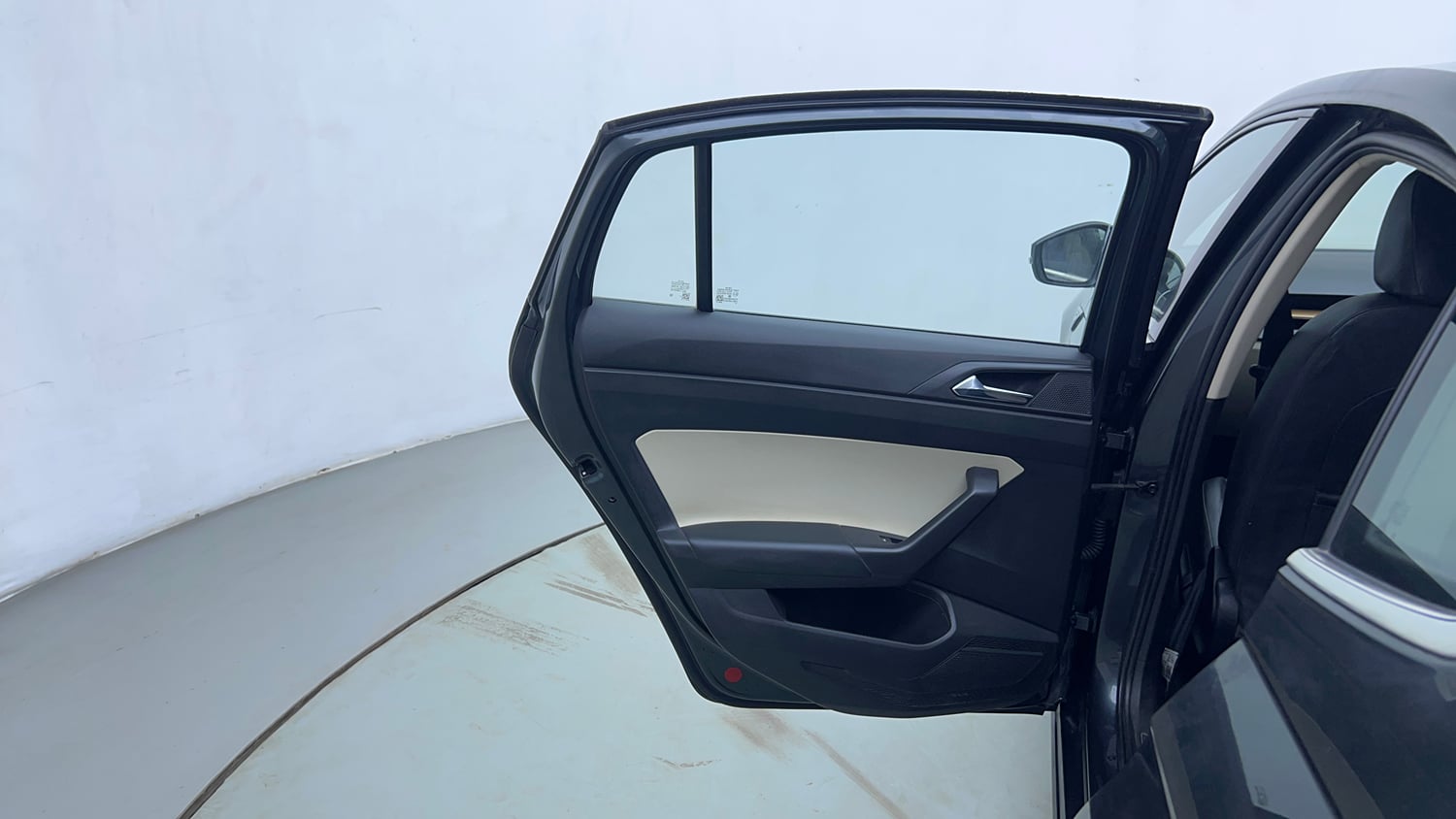 Used 2023 Skoda Slavia Style 1.0L TSI AT Petrol Automatic interior LEFT REAR DOOR OPEN VIEW