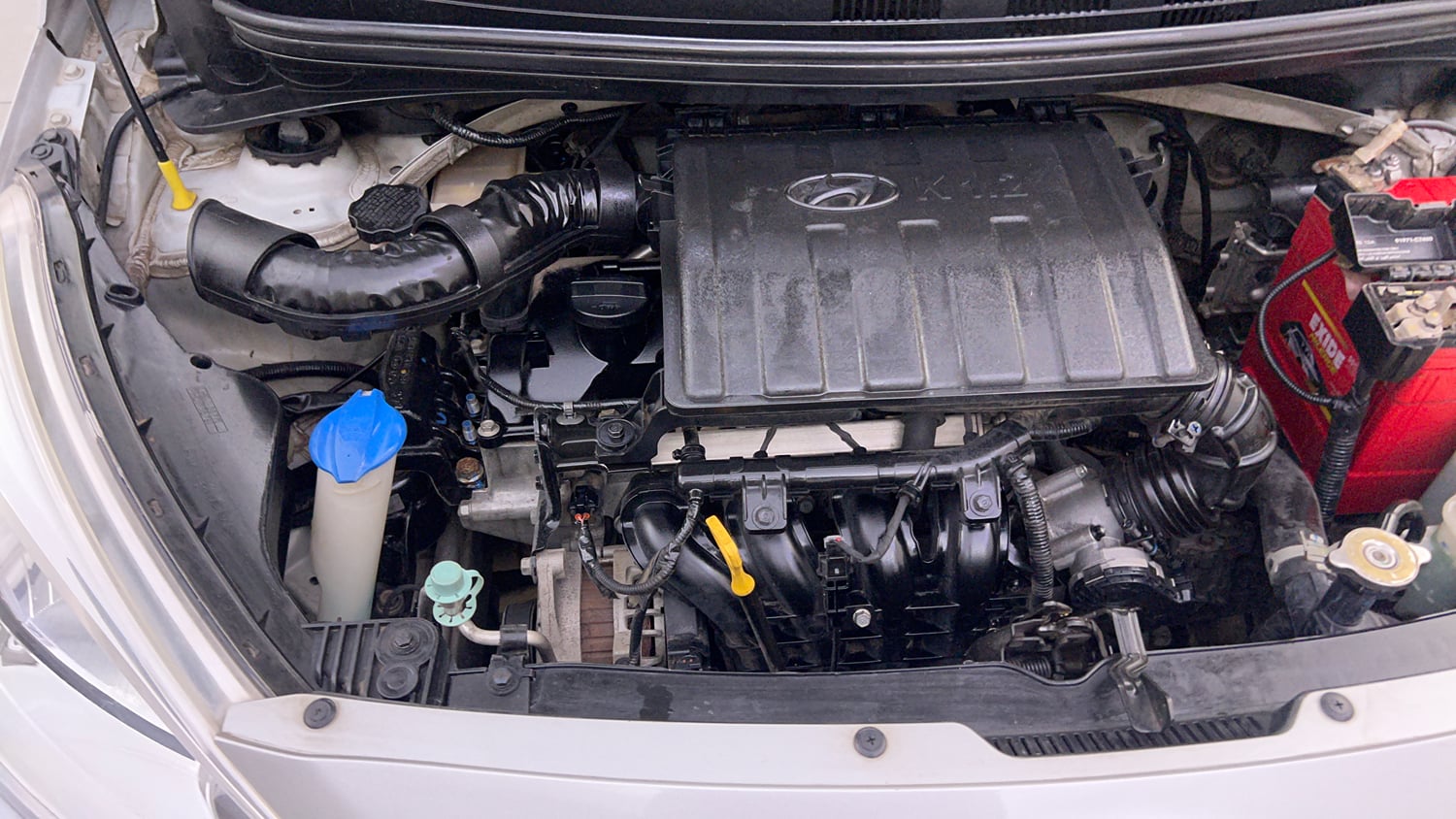 Used 2018 Hyundai Grand i10 Magna 1.2 Kappa VTVT Petrol Manual engine ENGINE RIGHT SIDE VIEW