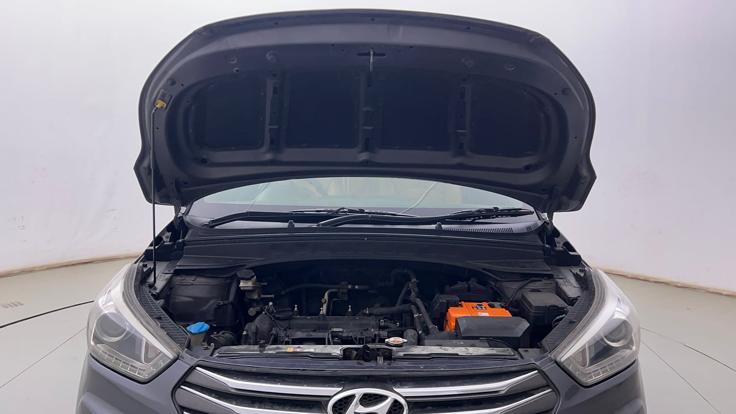 Used 2017 Hyundai Creta SX Plus 1.6 AT Petrol Petrol Automatic engine ENGINE & BONNET OPEN FRONT VIEW