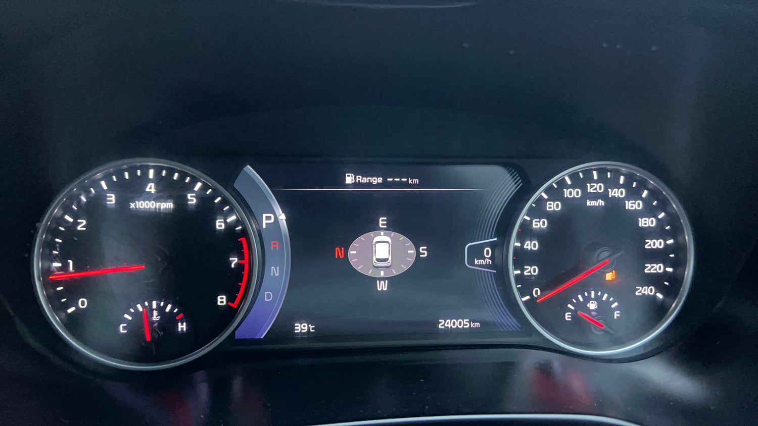 Used 2020 Kia Seltos GTX Plus DCT 1.4 Petrol Automatic interior CLUSTERMETER VIEW