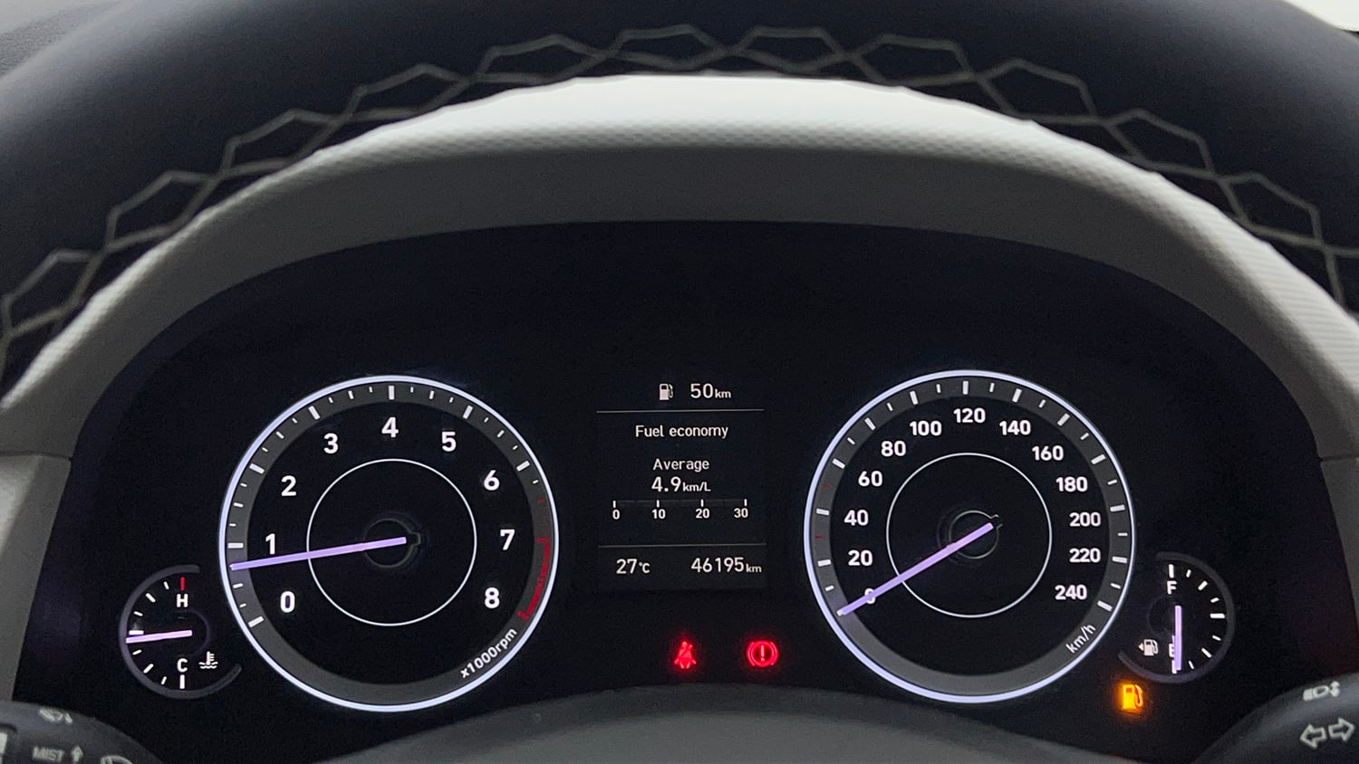 Used 2022 Hyundai Creta SX 1.5 Petrol Executive Petrol Manual interior CLUSTERMETER VIEW