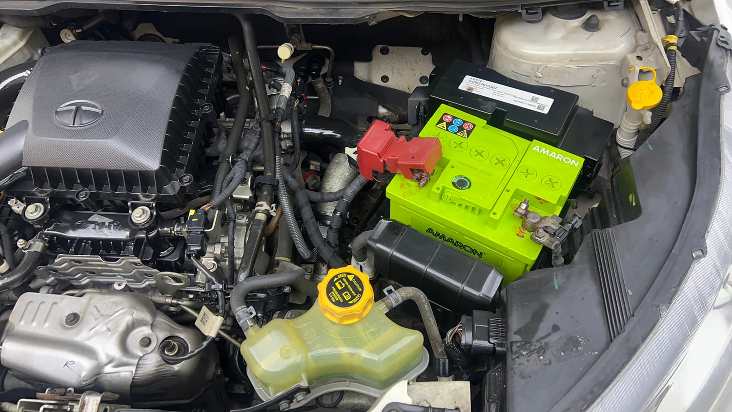 Used 2023 Tata Nexon XZ Plus (S) Petrol Manual engine ENGINE LEFT SIDE VIEW