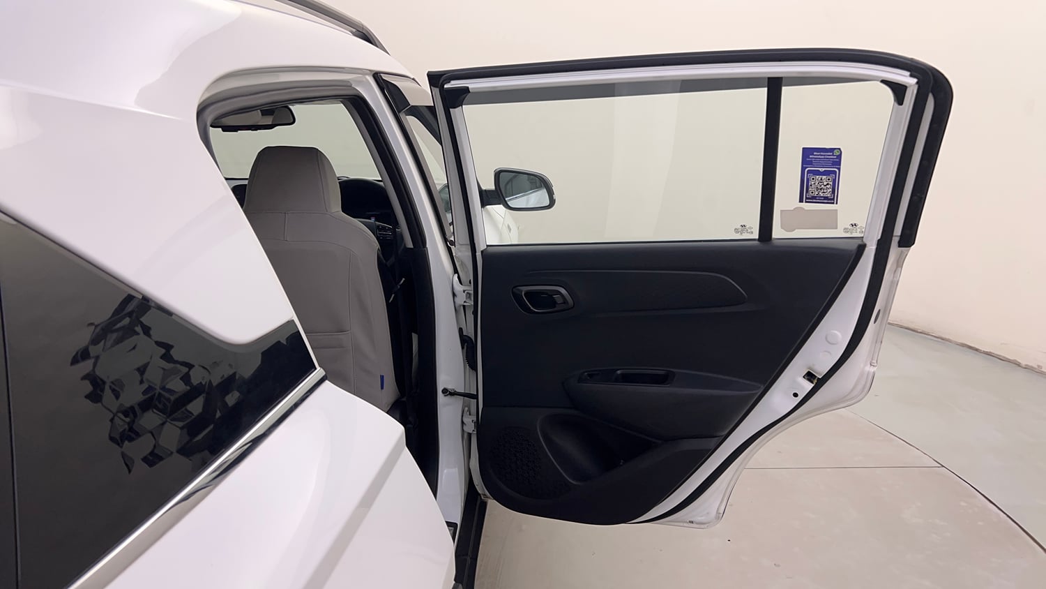 Used 2023 Hyundai Exter SX (O) Connect 1.2 AMT Petrol Automatic interior RIGHT REAR DOOR OPEN VIEW