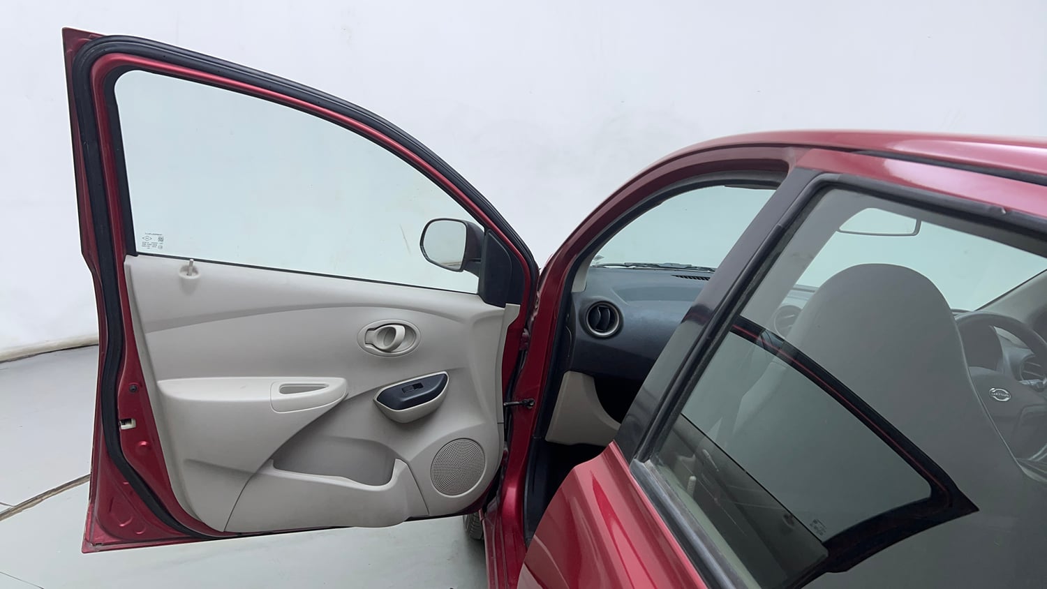 Used 2016 Datsun GO T Petrol Manual interior LEFT FRONT DOOR OPEN VIEW