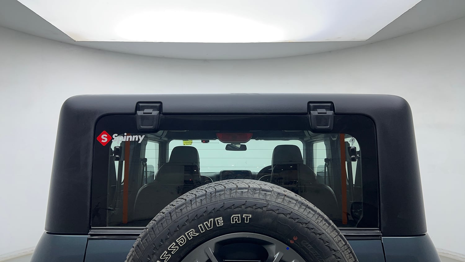 Used 2024 Mahindra Thar LX Hard Top Diesel MT 4WD Diesel Manual exterior BACK WINDSHIELD VIEW
