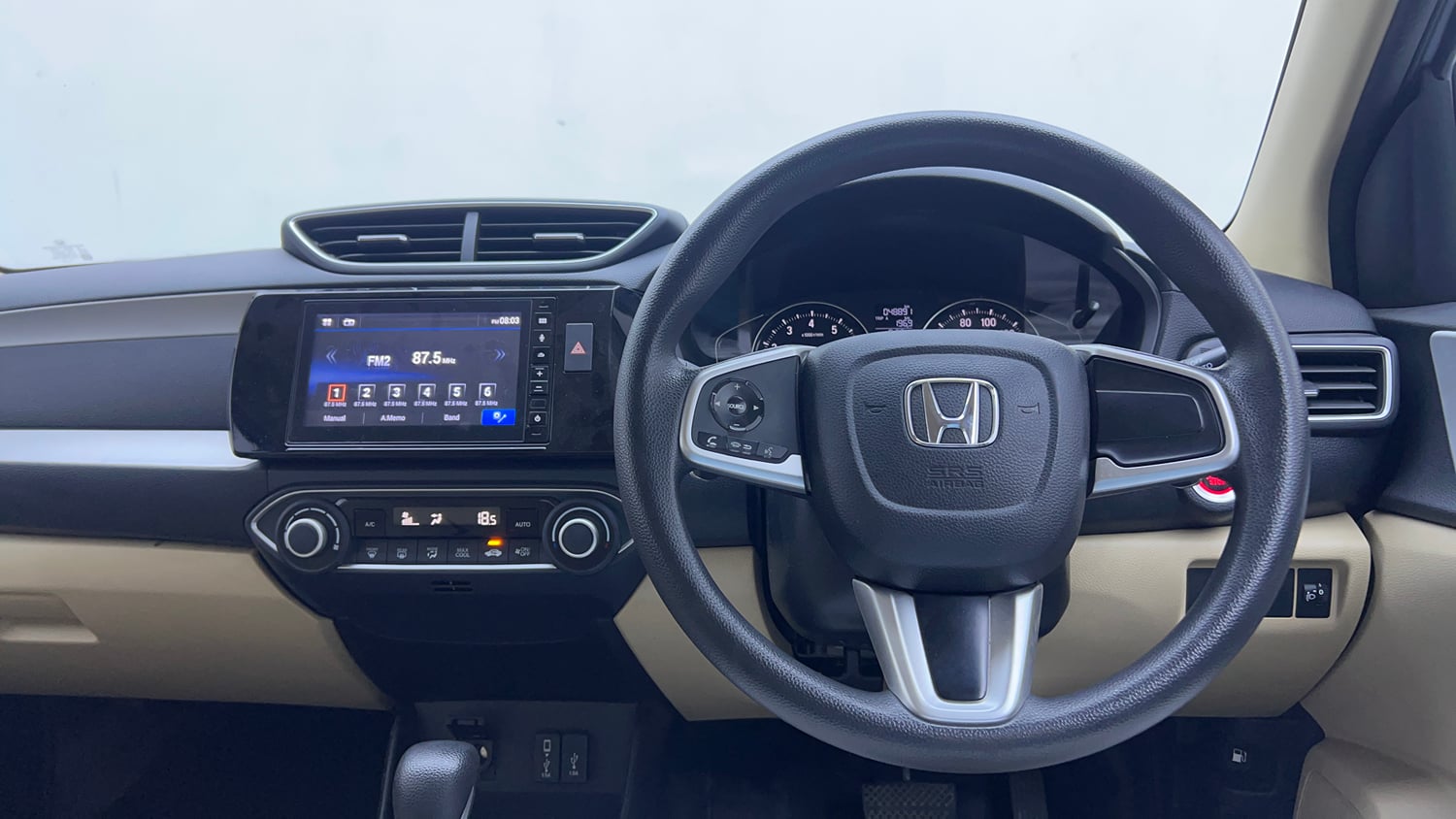 Used 2022 Honda Amaze VX CVT 1.2 Petrol Petrol Automatic interior STEERING VIEW