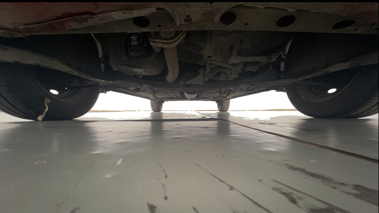 Used 2022 Maruti Suzuki Ignis Sigma 1.2 MT Petrol Manual extra FRONT LEFT UNDERBODY VIEW