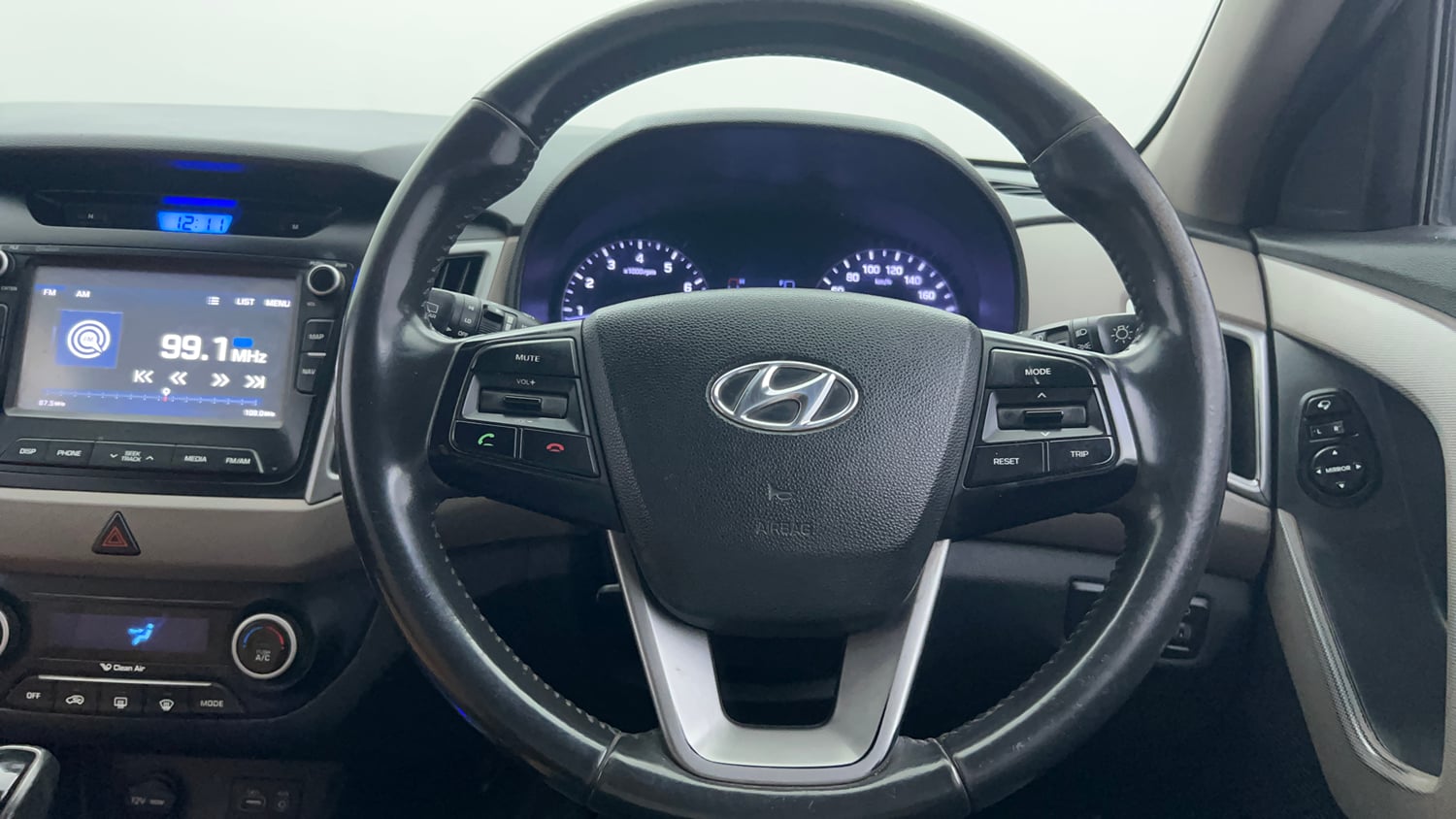 Used 2017 Hyundai Creta SX Plus 1.6 AT Petrol Petrol Automatic interior STEERING VIEW