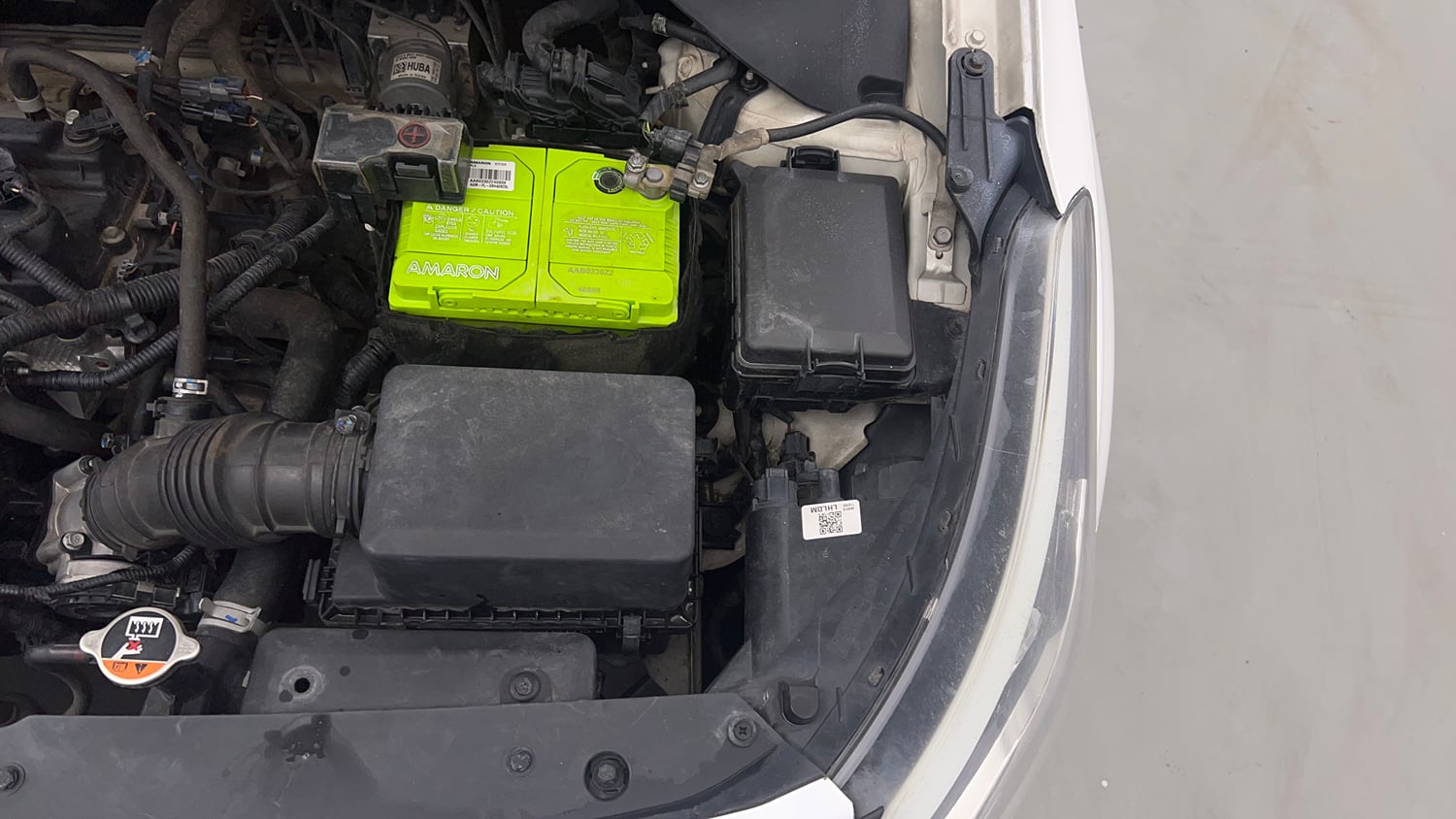 Used 2019 Hyundai Elite i20 Sportz Plus 1.2 Dual Tone Petrol Manual engine ENGINE LEFT SIDE VIEW