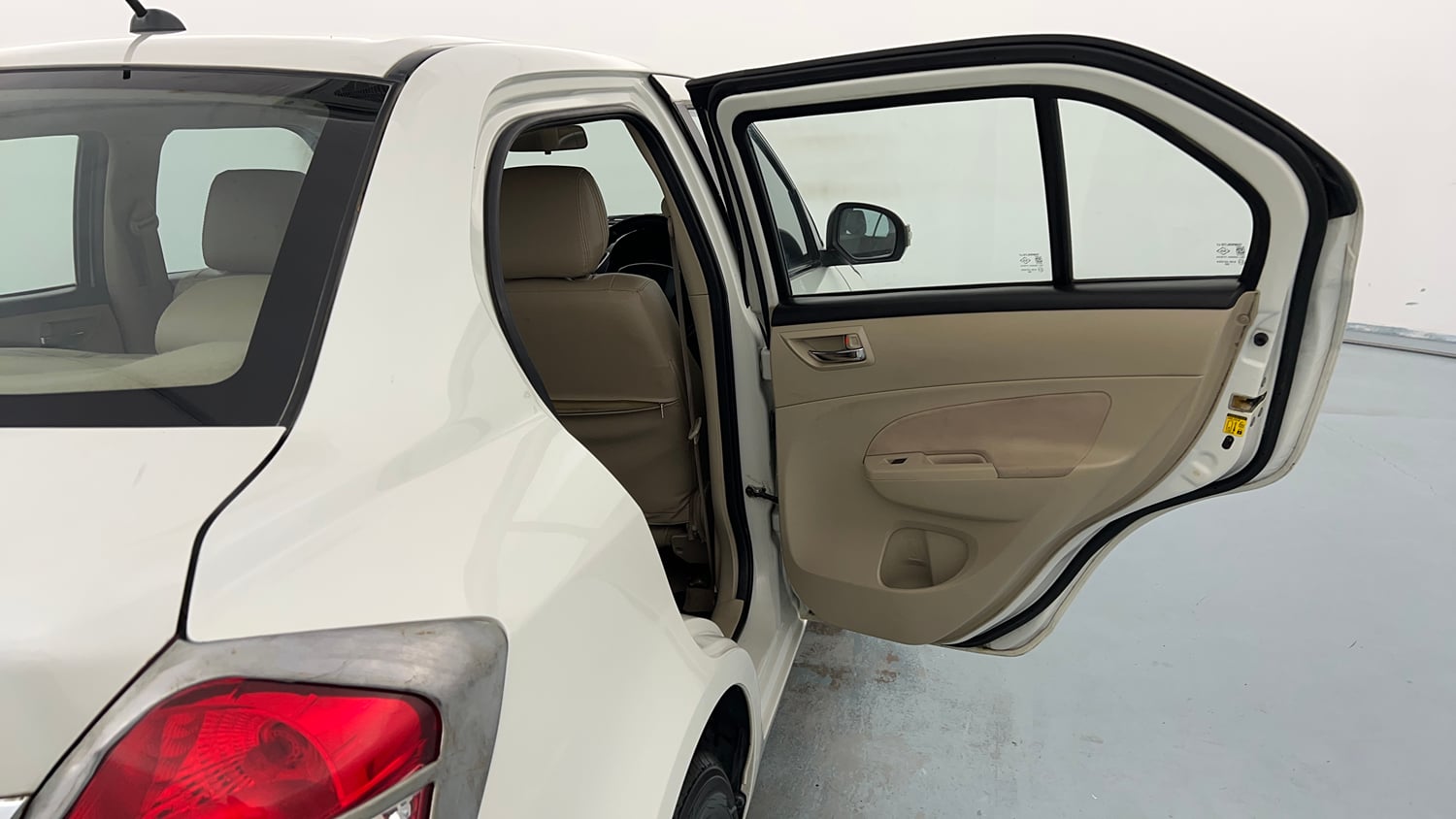 Used 2017 Maruti Suzuki Swift Dzire VDI Diesel Manual interior RIGHT REAR DOOR OPEN VIEW