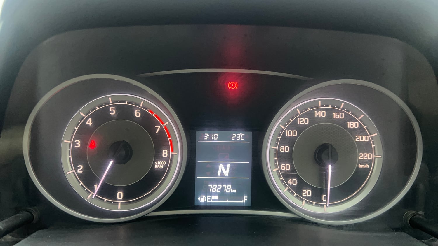 Used 2017 Maruti Suzuki Dzire ZXi AMT Petrol Automatic interior CLUSTERMETER VIEW