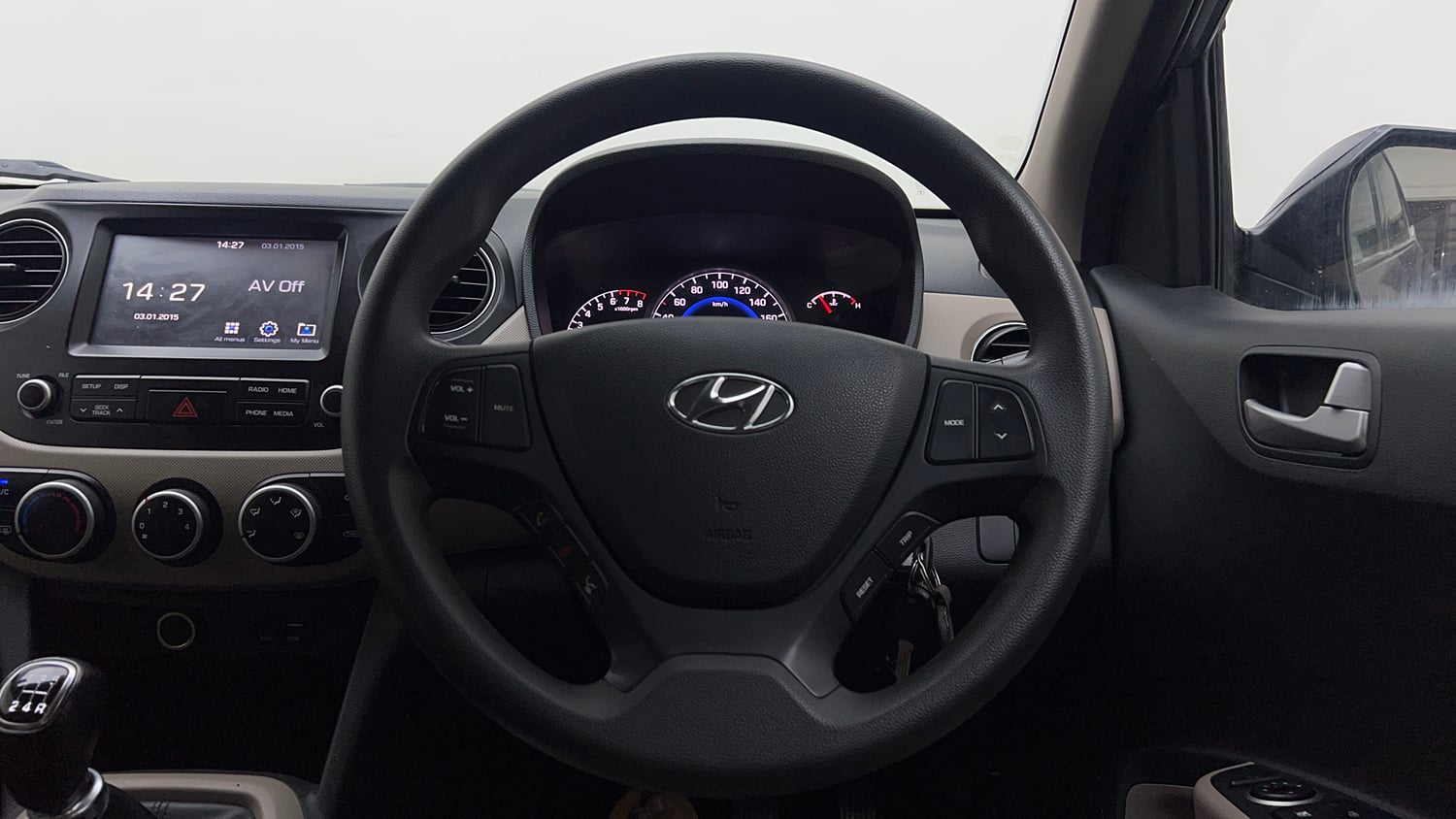 Used 2018 Hyundai Grand i10 Sportz 1.2 Kappa VTVT Petrol Manual interior STEERING VIEW