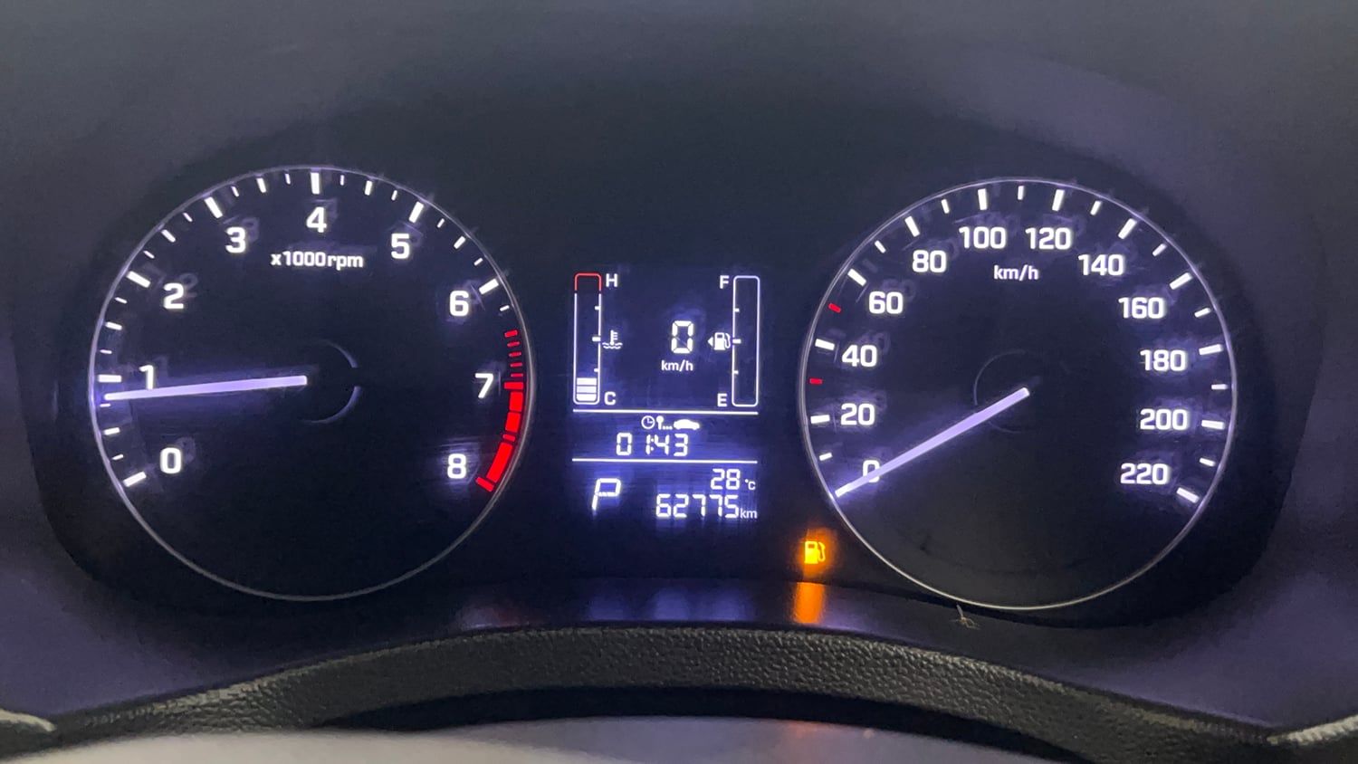 Used 2017 Hyundai Creta SX Plus 1.6 AT Petrol Petrol Automatic interior CLUSTERMETER VIEW