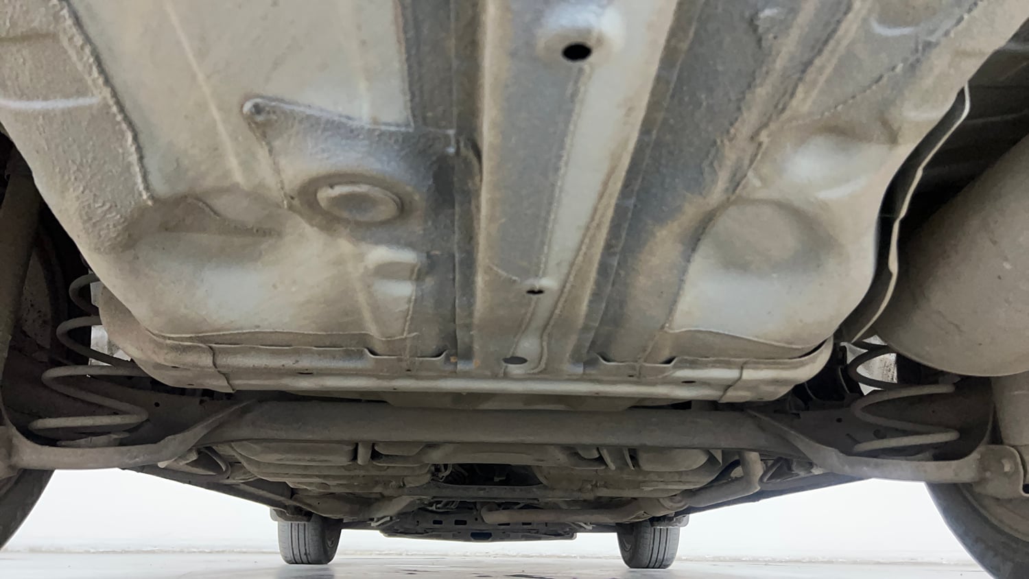Used 2022 Honda City V CVT Petrol Petrol Automatic extra REAR UNDERBODY VIEW (TAKEN FROM REAR)