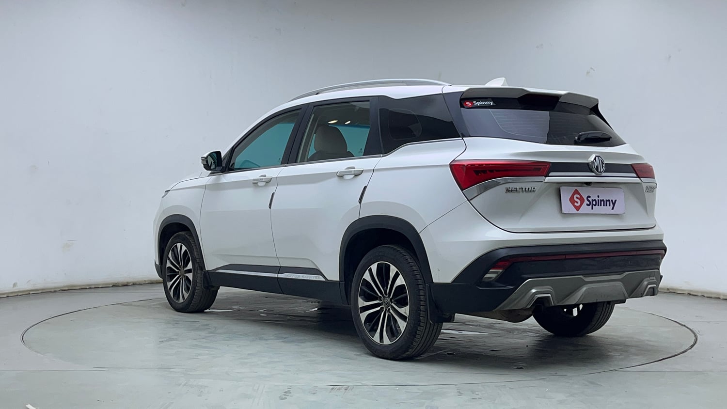 Used 2023 MG Motors Hector Sharp 1.5 Petrol CVT Petrol Automatic exterior LEFT REAR CORNER VIEW