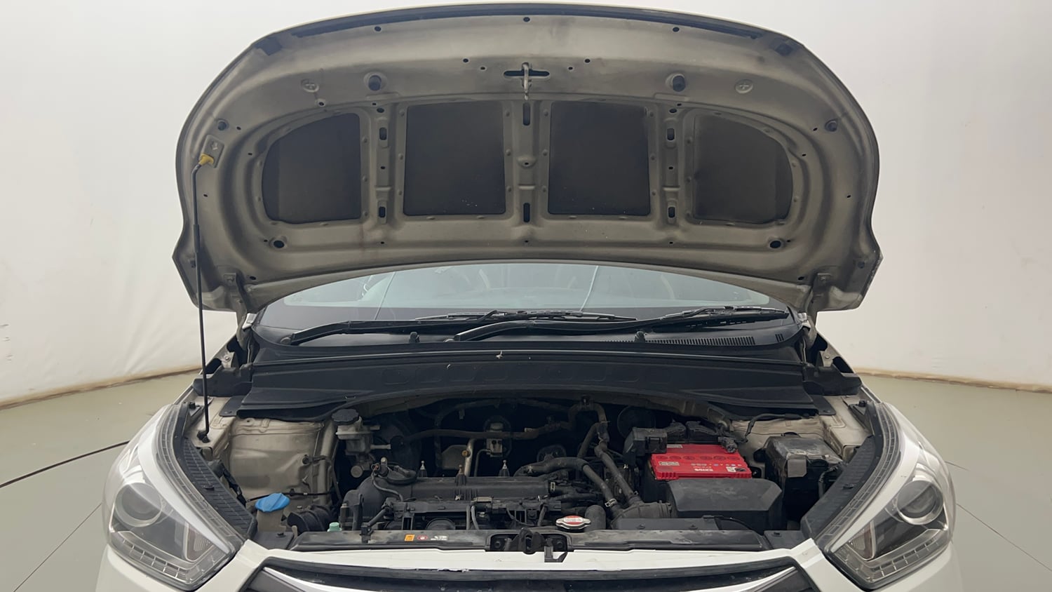 Used 2017 Hyundai Creta SX Plus 1.6 AT Petrol Petrol Automatic engine ENGINE & BONNET OPEN FRONT VIEW