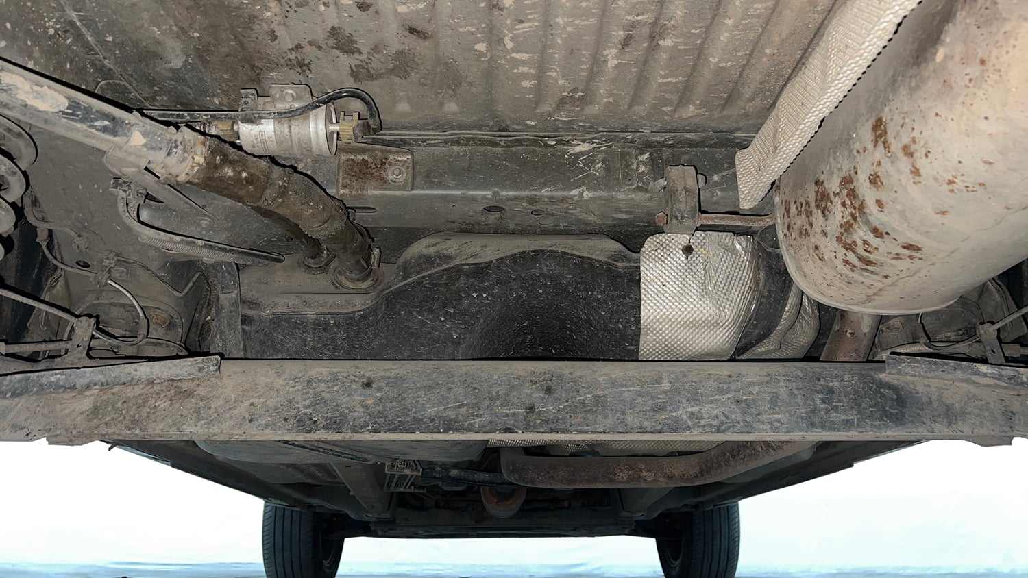 Used 2017 Ford EcoSport Titanium 1.5L Ti-VCT AT Petrol Automatic extra REAR UNDERBODY VIEW (TAKEN FROM REAR)