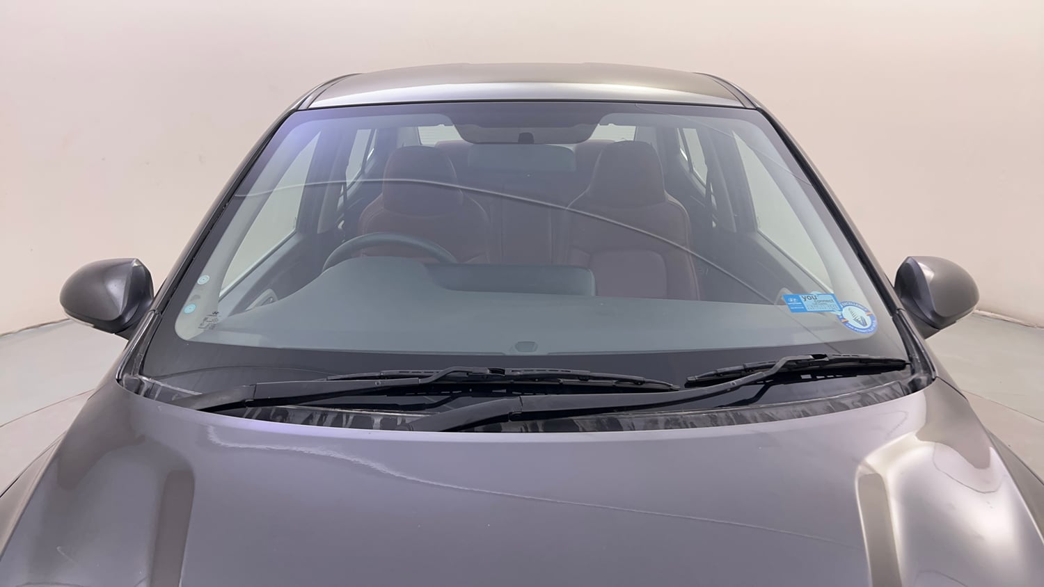 Used 2020 Hyundai Aura SX 1.2 (O) Petrol Petrol Manual exterior FRONT WINDSHIELD VIEW