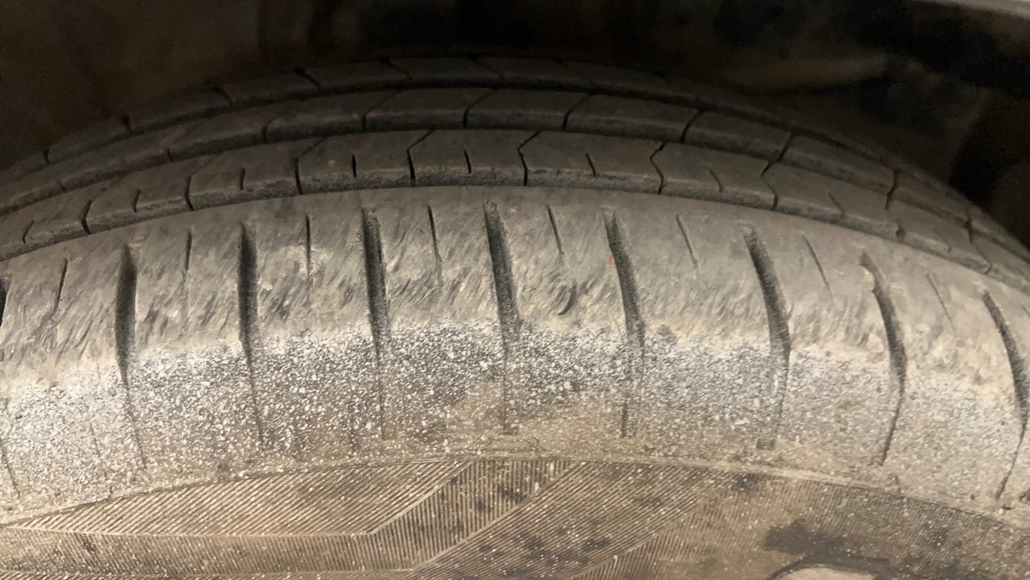 Used 2017 Honda Jazz V Petrol Petrol Manual tyres RIGHT FRONT TYRE TREAD VIEW