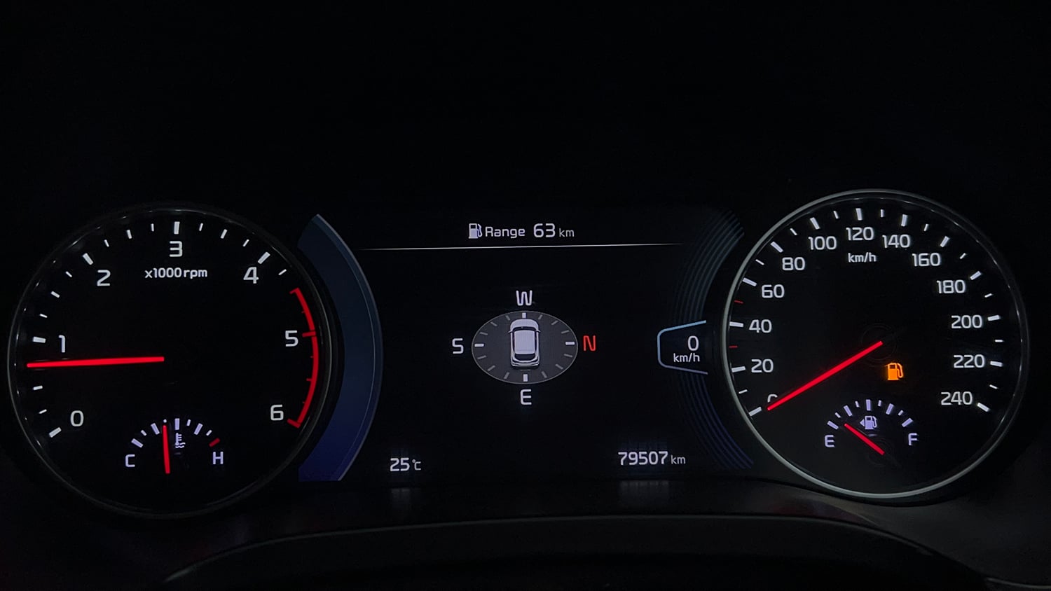 Used 2020 Kia Seltos HTX Plus 1.5 Diesel Diesel Manual interior CLUSTERMETER VIEW