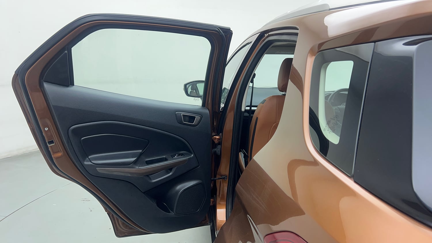 Used 2019 Ford EcoSport Titanium 1.5L Ti-VCT Petrol Manual interior LEFT REAR DOOR OPEN VIEW