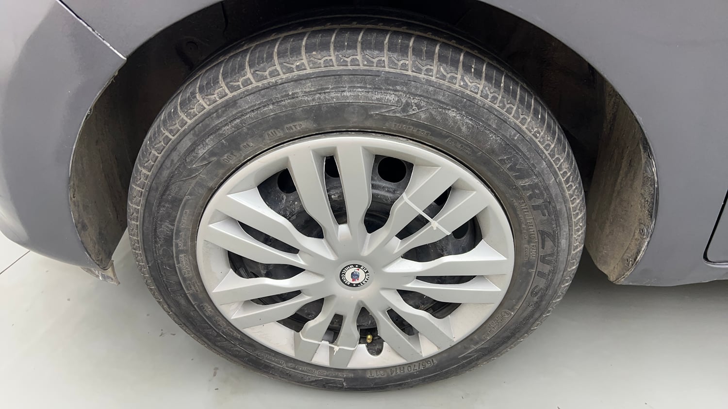 Used 2019 Hyundai Santro Sportz CNG Cng Manual tyres LEFT FRONT TYRE RIM VIEW