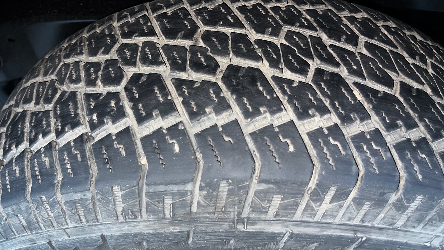 Used 2024 Mahindra Thar LX Hard Top Diesel MT 4WD Diesel Manual tyres LEFT REAR TYRE TREAD VIEW