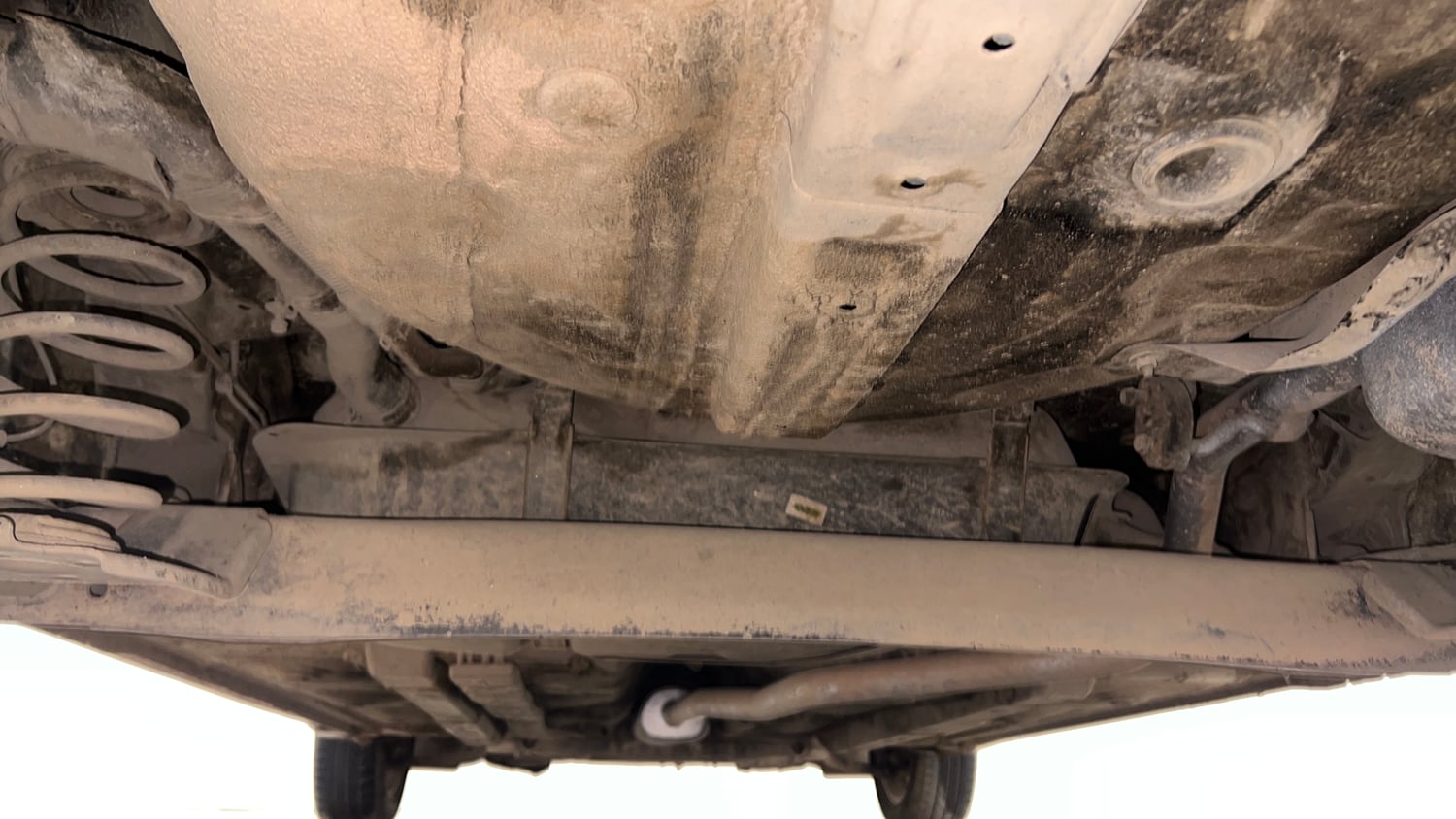 Used 2013 Hyundai Grand i10 Asta 1.2 Kappa VTVT Petrol Manual extra REAR UNDERBODY VIEW (TAKEN FROM REAR)