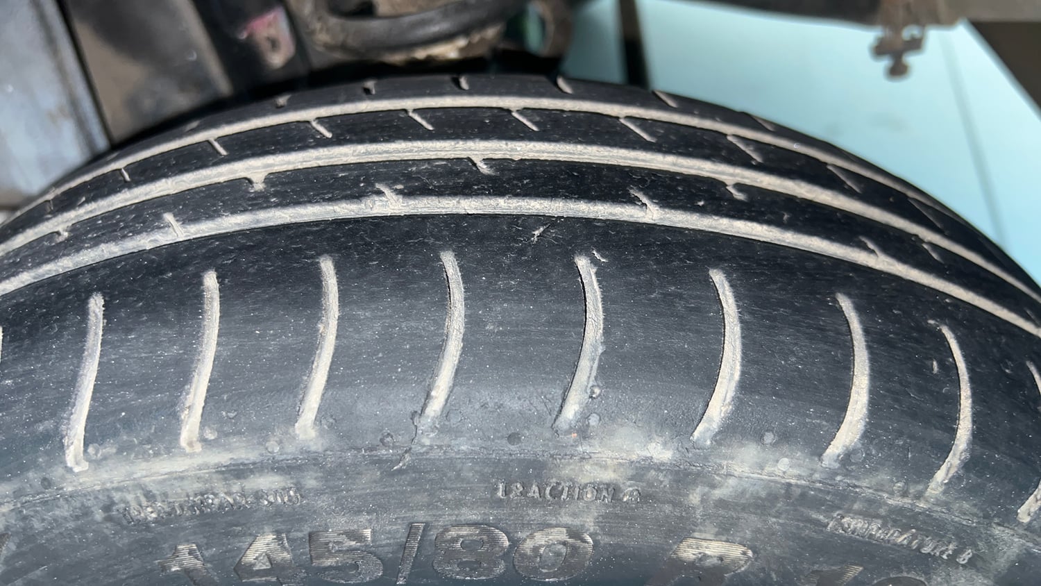 Used 2019 Maruti Suzuki Alto 800 LXi CNG Cng Manual tyres LEFT REAR TYRE TREAD VIEW