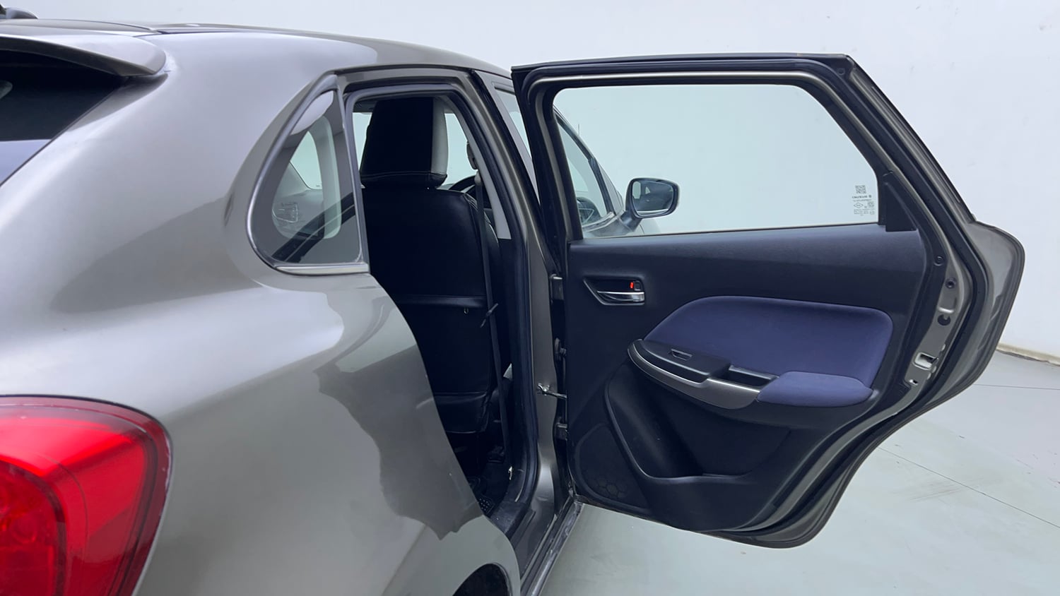 Used 2019 Maruti Suzuki Baleno Zeta Petrol Manual interior RIGHT REAR DOOR OPEN VIEW