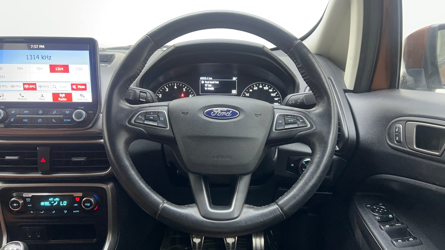 Used 2019 Ford EcoSport Titanium 1.5L Ti-VCT Petrol Manual interior STEERING VIEW