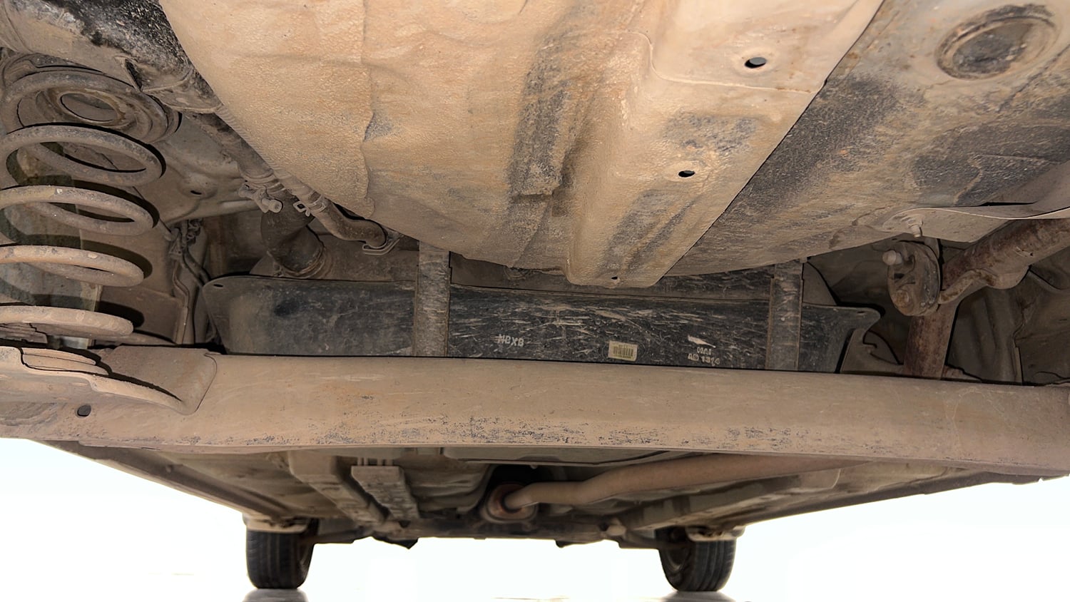 Used 2018 Hyundai Grand i10 Magna 1.2 Kappa VTVT Petrol Manual extra REAR UNDERBODY VIEW (TAKEN FROM REAR)