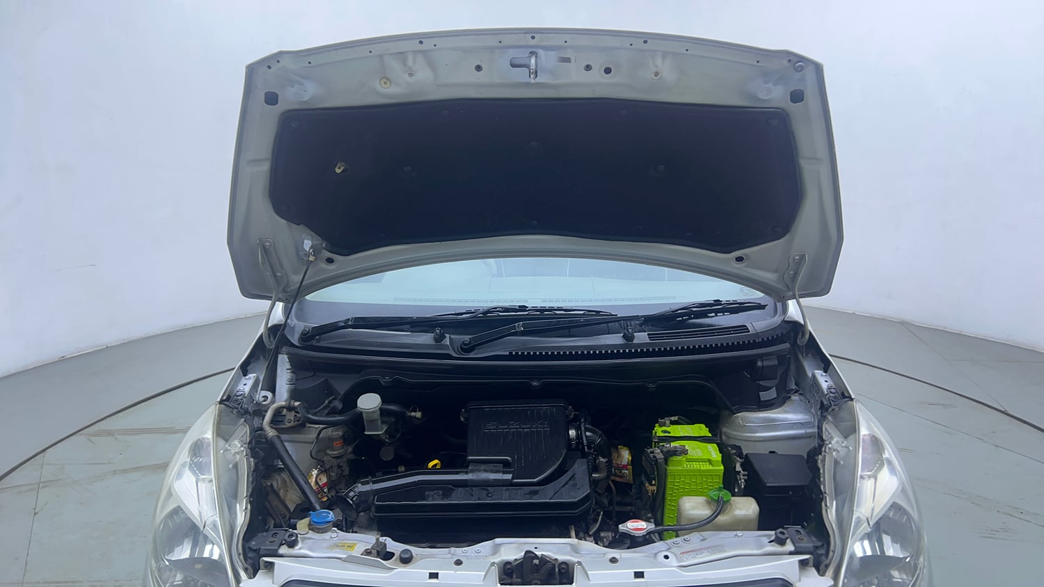 Used 2013 Maruti Suzuki Ertiga Vxi Petrol Manual engine ENGINE & BONNET OPEN FRONT VIEW
