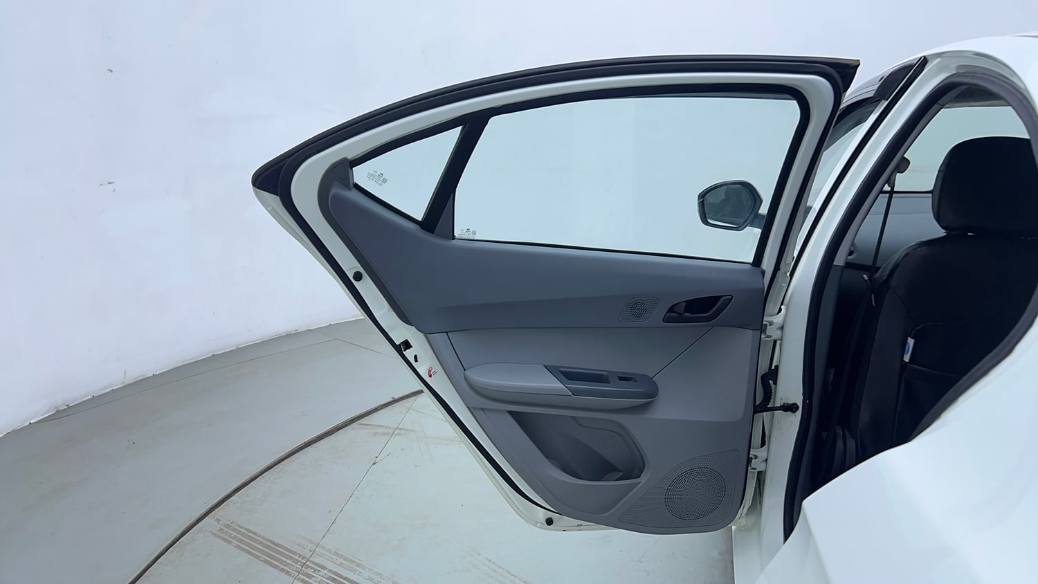 Used 2024 Tata Tigor XM Petrol Manual interior LEFT REAR DOOR OPEN VIEW