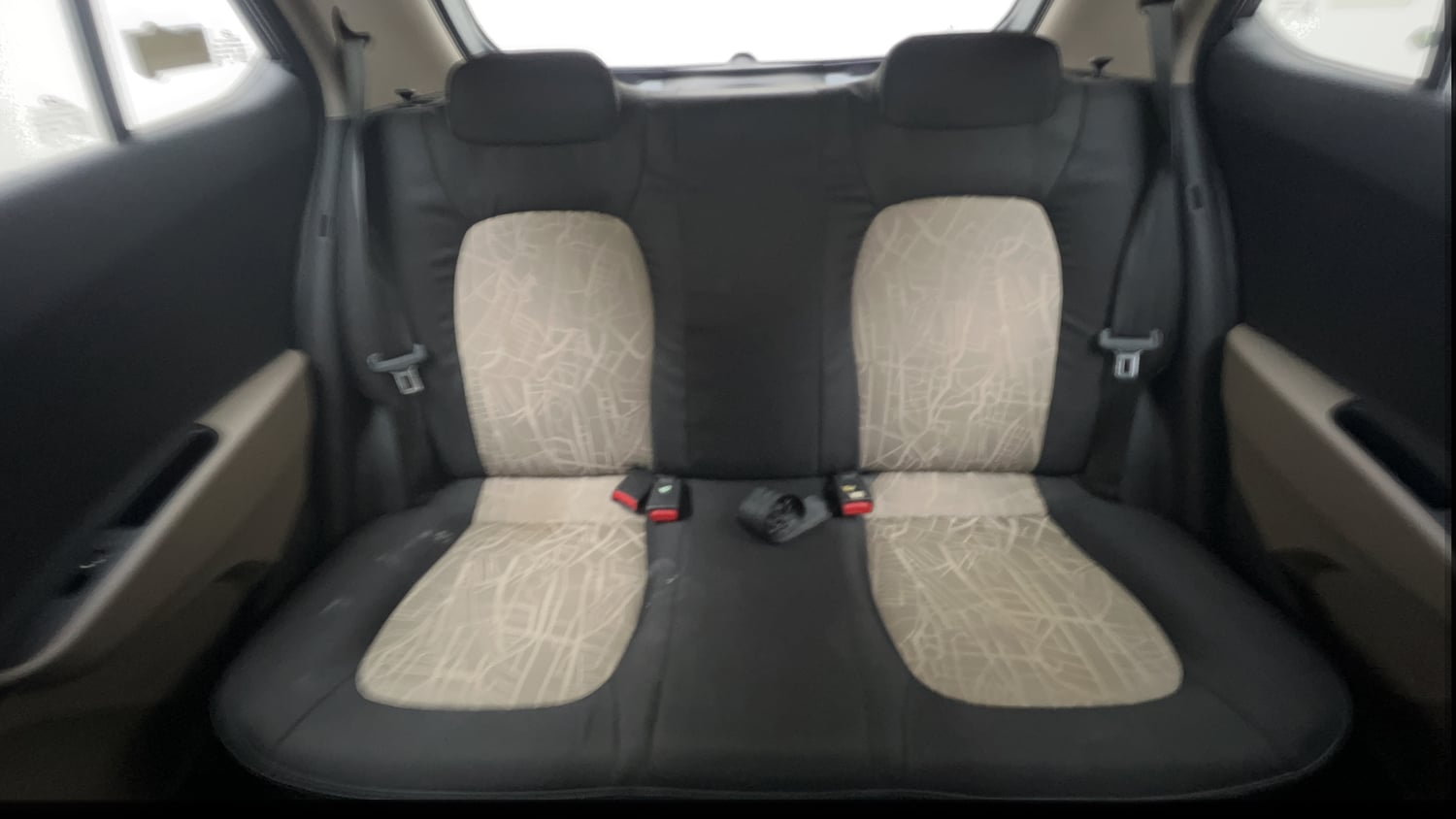 Used 2017 Hyundai Grand i10 Sportz (O) AT 1.2 Kappa VTVT Petrol Automatic interior REAR SEAT CONDITION VIEW